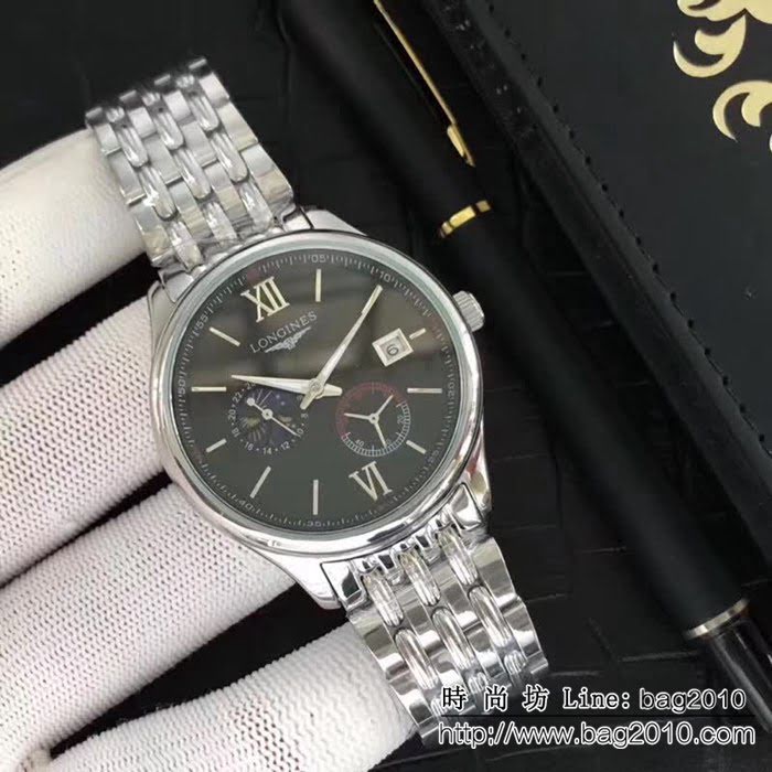 LONGINES浪琴 全自動機械 男士腕表 WSS0901